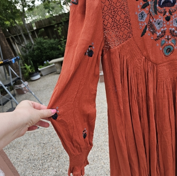 Nwt Free People Desert Dreams Mini Dress tunic S/P - Picture 5 of 15